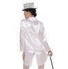 Veste queue-de-pie pour femme - blanc-L