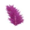 Plumes unicolores 20 pcs. - lilas