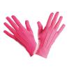 Gants unicolores "Couleurs à gogo" 23 cm - rose vif - 1 