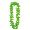 Collier à fleurs hawaiien deluxe unicolore - vert néon vue détaillée