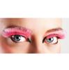 Faux cils unicolores - rose vif