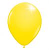 Ballons de baudruche unis métallisés  - jaune