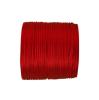 Cordelette unicolore en satin 25 m - rouge