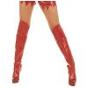 Couvres-bottes hautes vernies unicolores - rouge - 2 