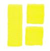 Bandeau unicolore fluo 3 pcs. - jaune - 1 