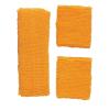 Bandeau unicolore fluo 3 pcs. - orange - 1 