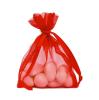 10 sachets Organdi unicolores - rouge