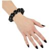 Bracelet de perles unicolores - noir