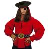 Chemise de pirate unicolore - rouge-M/L  - 2 