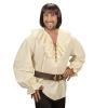 Chemise de pirate unicolore - beige-XL - 2 