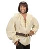 Chemise de pirate unicolore - beige-M/L - 2 