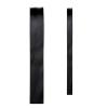 Ruban de déco en satin unicolore - noir-3 mm