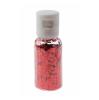 Paillettes unicolores 15 g - rouge