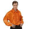 Chemise à jabot - orange-XL - 1 