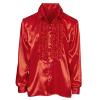 Chemise à jabot - rouge-XXL - 2 