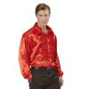 Chemise à jabot - rouge-XL - 1 