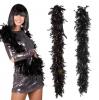 Boa de plumes "Glamour" noir 180 cm