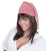 Bonnet de nuit pointu rayé - rouge-blanc