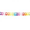 Guirlande "Symboles Peace & Love multicolores" 4 m