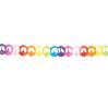 Guirlande "Symboles Peace & Love multicolores" 4 m