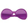 Große 70er Party-Brille Diamond 16,5 cm-lila