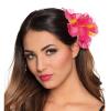 Pince pour cheveux "Hibiscus fleuri" rose