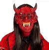 Mi-masque en mousse "Diable rouge" - 2 