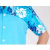 Hawaiihemd Pacific Flower Mix in blau