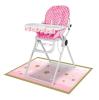 Set de décoration pour chaise haute "Little Star" 2-pcs rose