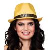 Chapeau "Trilby" - jaune - exemple