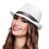 Chapeau "Trilby" - blanc - exemple