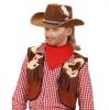 Chapeau de cowboy pour enfant avec plume - marron - 2 