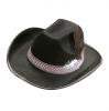 Chapeau de cowboy pour enfant avec plume - noir - 1 