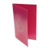 6 cartes deux volets "Just Married" - rose vif