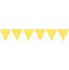 Guirlande de petits fanions "Happy Dots" 274 cm - jaune