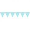 Guirlande de petits fanions "Happy Dots" 274 cm - bleu clair