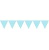 Guirlande de petits fanions "Happy Dots" 274 cm - bleu clair