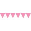 Guirlande de petits fanions "Happy Dots" 274 cm - rose vif