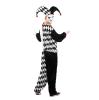 costume "Arlequin blanc-noir" 2 pcs. - dos