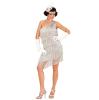 Costume "Roaring Twenties" argenté 3 pcs. - 1 