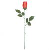 Rose rouge en plastique 43 cm - 1 