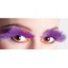 Faux cils en plume - lilas