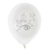 Ballons de baudruche "Le plus beau jour" - Lot de 8