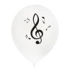 8 ballons de baudruche "Fête musicale"