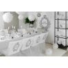8 ballons de baudruche "Just Married" - blanc