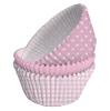 Moules pour muffins et cupcakes "Baby Party" 75 pcs - rose