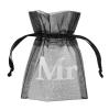 10 sachets en Organdi "Mr & Mrs" - Mr