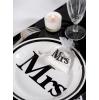 10 sachets en Organdi "Mr & Mrs" - Mrs exemple 2