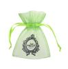 10 sachets Organdi "Just Married" - vert clair