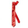 Cravate à paillettes - rouge 